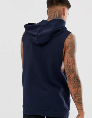 asos sleeveless hoodie