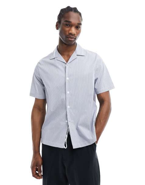 White printed hot sale shirt mens