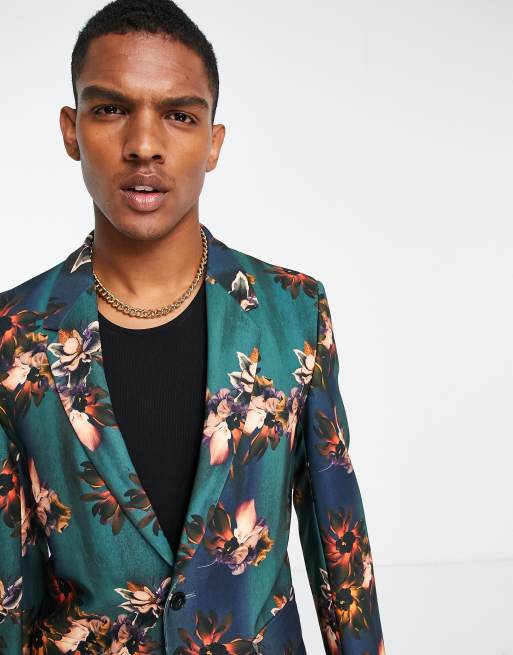 Asos mens clearance floral blazer