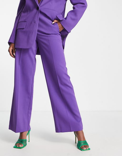 Buy Purple Trousers & Pants for Women by GOLDSTROMS Online