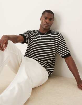Asos Design Relaxed T-shirt In Black