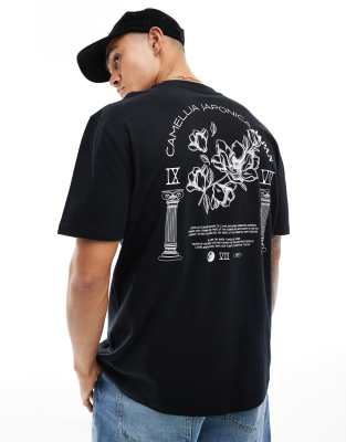 Asos Design Relaxed T-shirt In Black