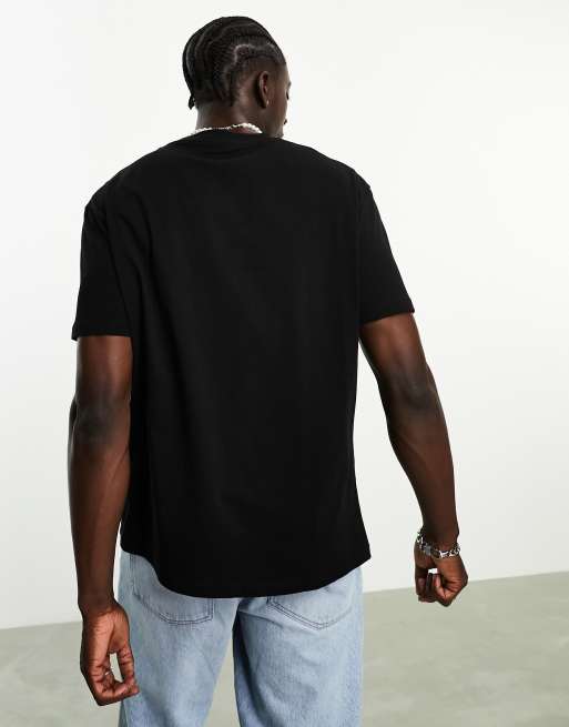 ASOS DESIGN relaxed t-shirt in black with Japan chest print, 2 of 4
