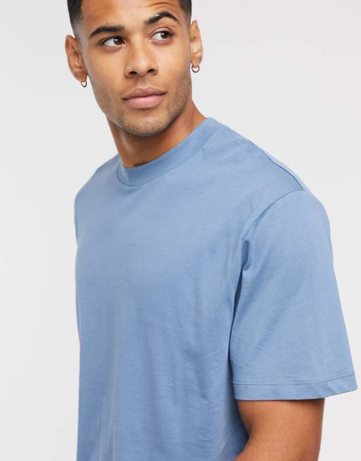 ASOS DESIGN relaxed t-shirt in blue | ASOS