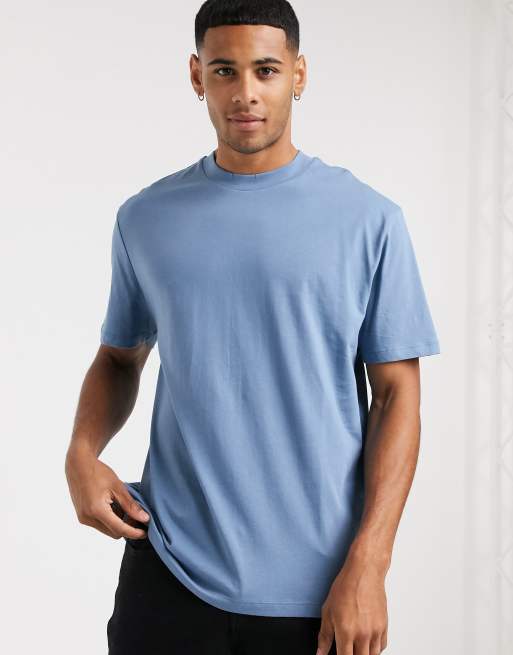 ASOS DESIGN relaxed t-shirt in blue | ASOS