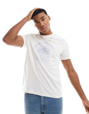 Asos Design Relaxed T-shirt In Neutral