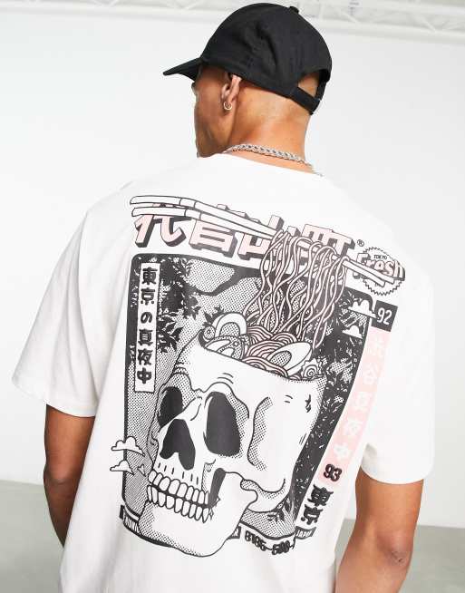 Off white store skull t shirt