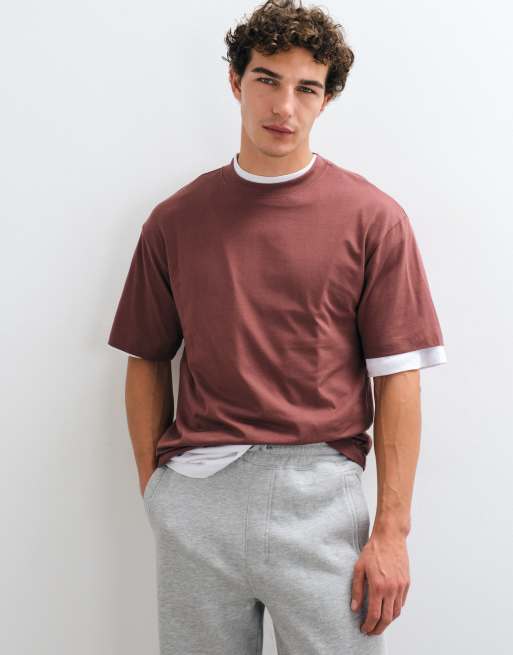 ASOS DESIGN relaxed t-shirt in red, 2 of 10