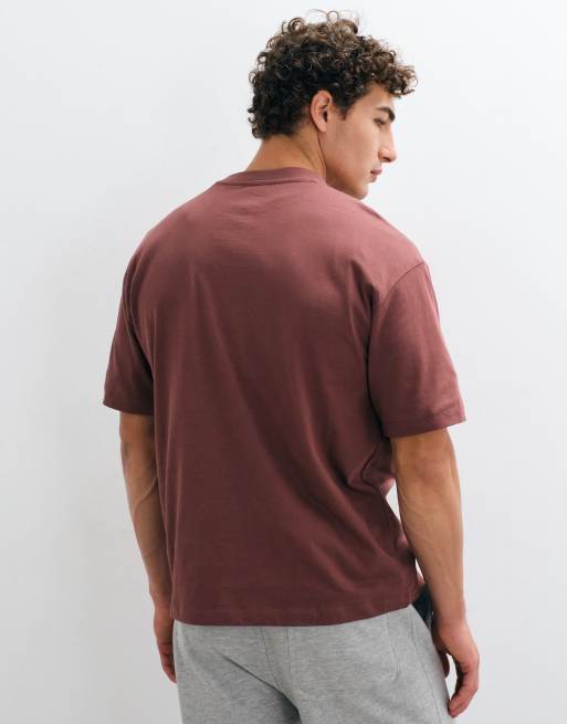 ASOS DESIGN relaxed t-shirt in red, 3 of 10