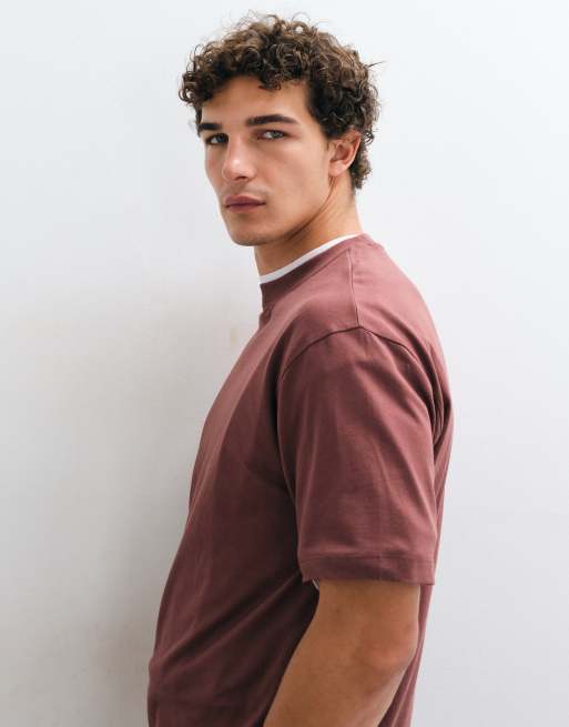 ASOS DESIGN relaxed t-shirt in red, 4 of 10