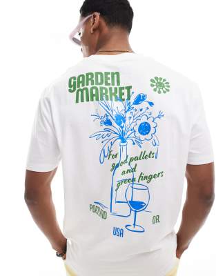 Asos Design Relaxed T-shirt In White