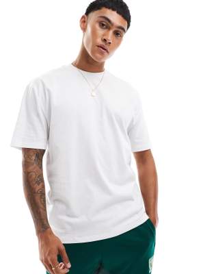 ASOS DESIGN relaxed t-shirt with back print in white