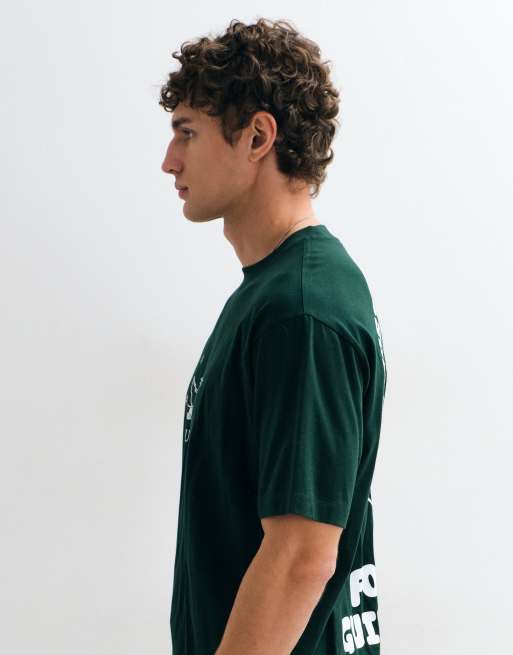 ASOS DESIGN relaxed t-shirt with Christmas Guinness print in Green, 4 of 5