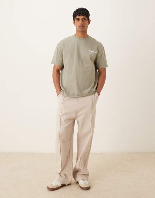 ASOS DESIGN relaxed t-shirt with copenhagen back print in grey , 2 of 4