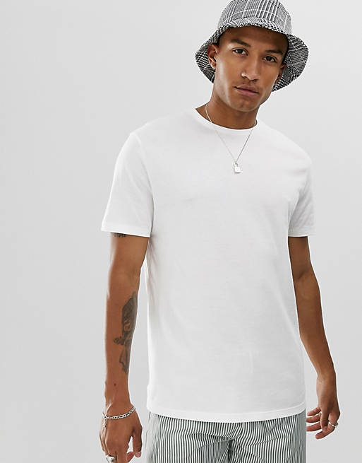 ASOS DESIGN relaxed t-shirt with crew neck in white | ASOS