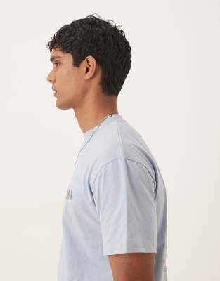 Asos Design Relaxed T-shirt With Drinks Graphic In Gray