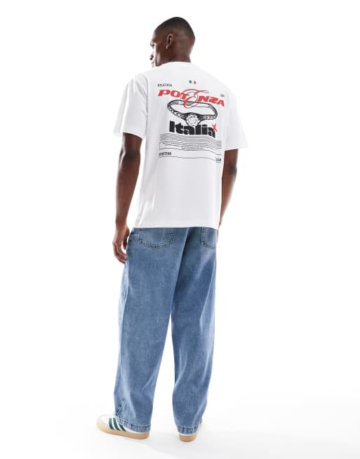 ASOS DESIGN relaxed t-shirt with Italia back graphic in white , 4 of 5
