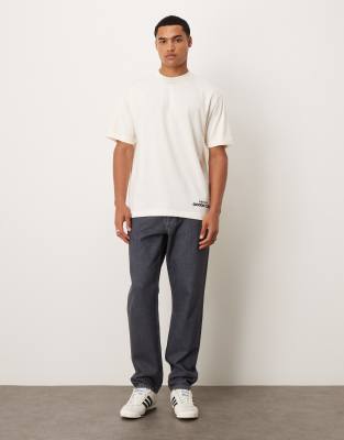 Asos Design Relaxed T-shirt With Large Back Print In White