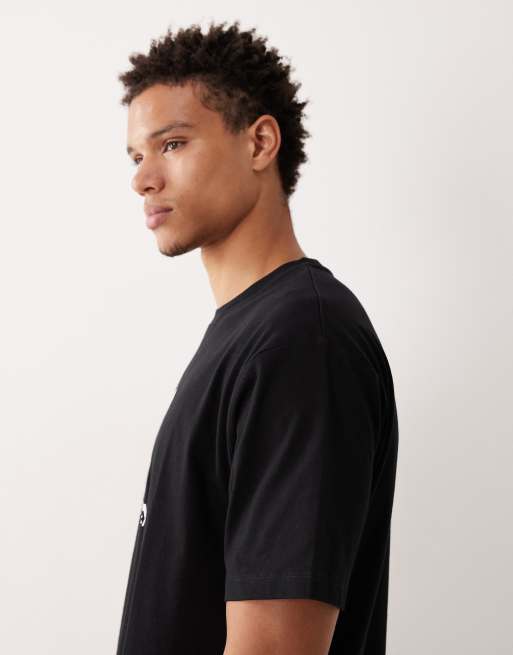 ASOS DESIGN relaxed t-shirt with Napa Valley embroidered graphic in black, 4 of 5