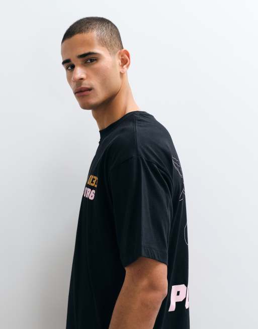 ASOS DESIGN relaxed t-shirt with Pokemon Eevee print in Black, 2 of 5