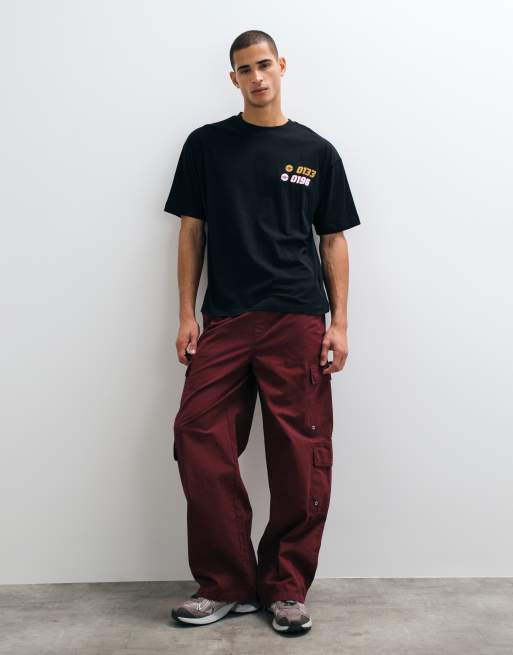 ASOS DESIGN relaxed t-shirt with Pokemon Eevee print in Black, 5 of 5