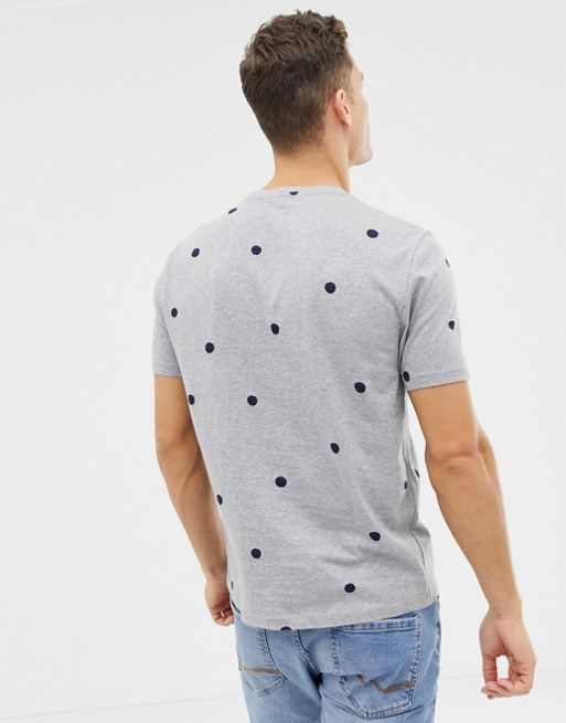 ASOS DESIGN relaxed t-shirt with polka dot print