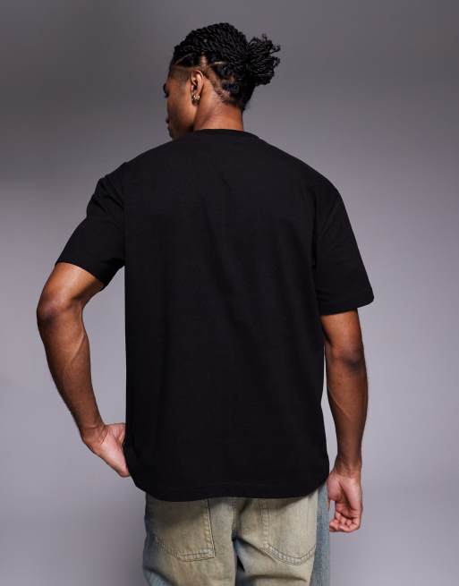 ASOS DESIGN relaxed t-shirt with scenic graphic in black , 5 of 5