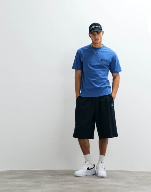 ASOS DESIGN relaxed t-shirt with tiger graphic in blue, 2 of 5