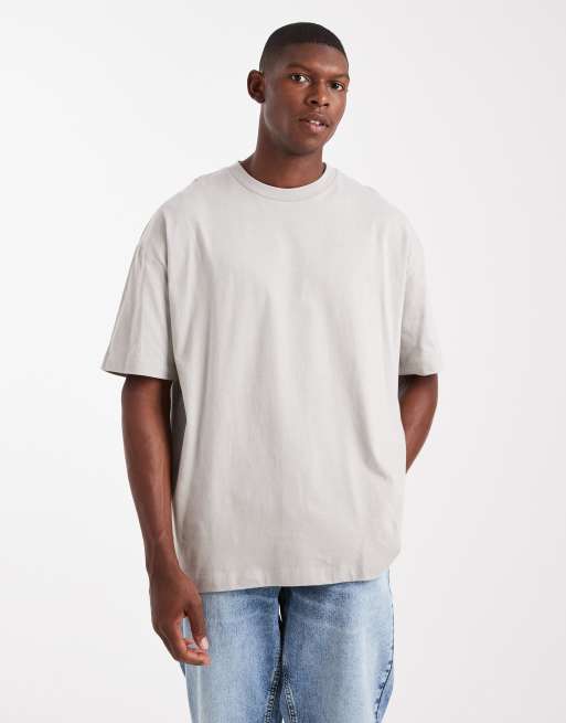 ASOS DESIGN relaxed t-shirt with street graphic in beige, 3 of 5
