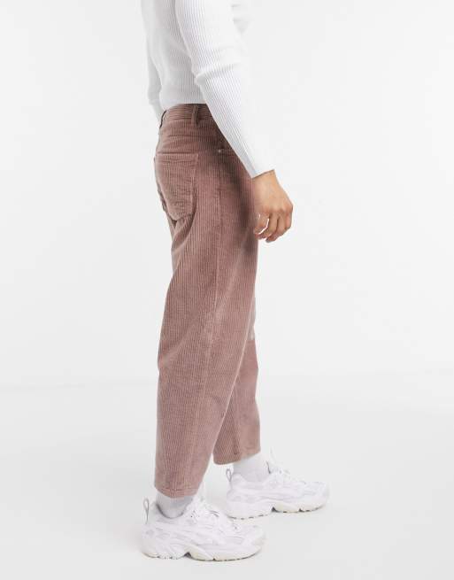 LEVI'S 550 High Waisted Relaxed Tapered Mom Corduroy Trousers