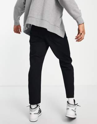 tapered jeans mens black