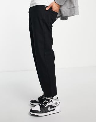 high rise tapered trousers