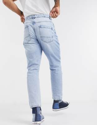 light blue stonewash jeans