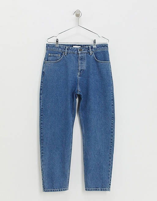 ASOS Damen Kleidung Hosen & Jeans Jeans Tapered Jeans Relaxed jeans in patchwork denim & cord 