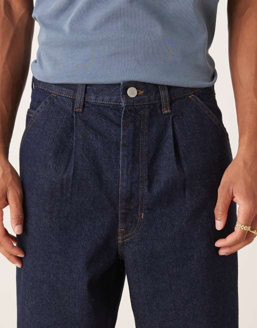 ASOS DESIGN relaxed tapered jeans in raw wash ASOS