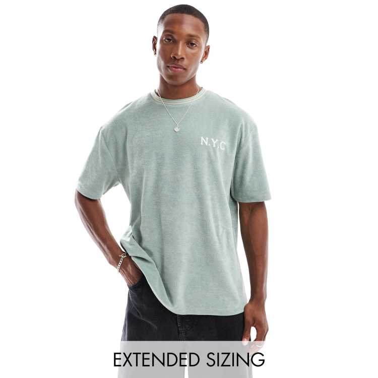 【AMBLER】 Cozy day Nordic embroidery man to man t-shirt 206466377-1-lightgreen?$n_750w