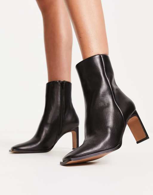 Asos heeled ankle on sale boots