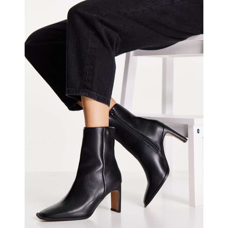 Heeled shoe boots sale