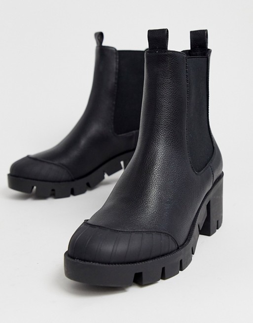 ASOS DESIGN Remy chunky chelsea boots in black | ASOS