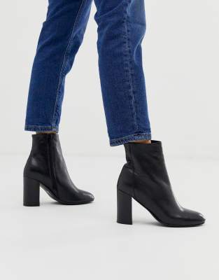 boots homme talon carré