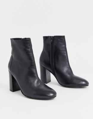 bottes talon carre