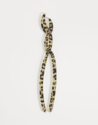 Asos Design Resin Hair Pin With Dalmatian Print-multi