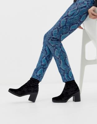 asos velvet boots