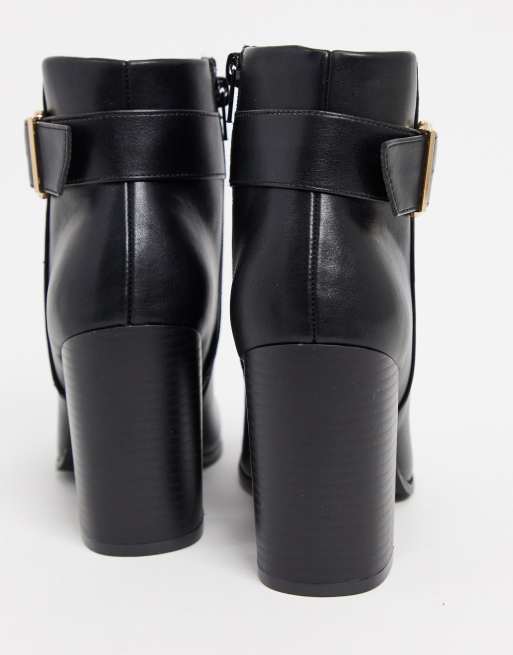 ASOS DESIGN Retreat heeled ankle boots in black, 2 of 4
