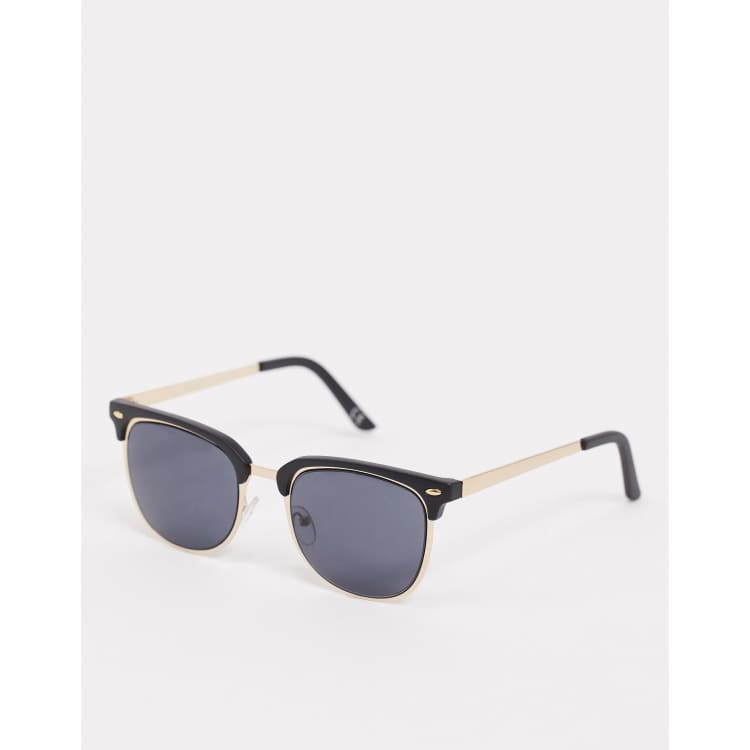 Mens black and outlet gold designer sunglasses