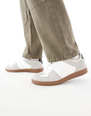 Asos Design Retro Sneakers In White