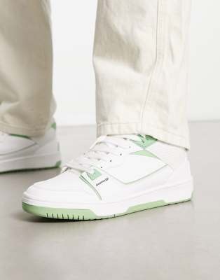 LV Trainer Sneaker Low White Green