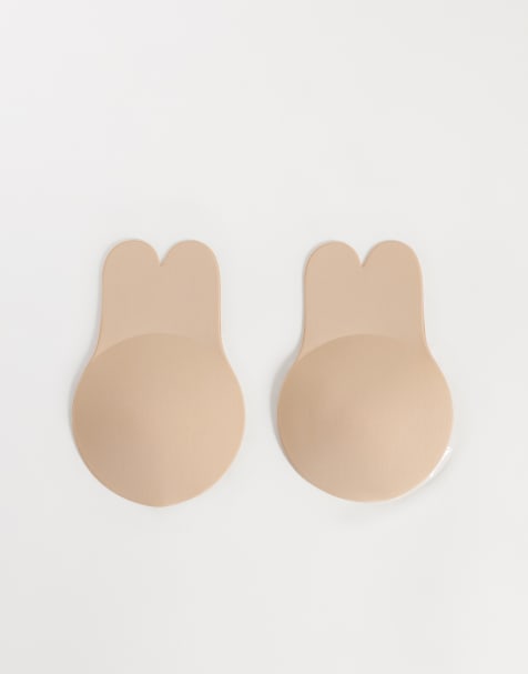 ASOS DESIGN reusable lifting nipple pasties in beige - view 1