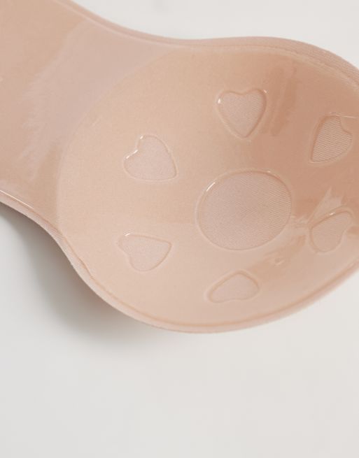 ASOS DESIGN reusable lifting nipple pasties in beige, 2 of 3