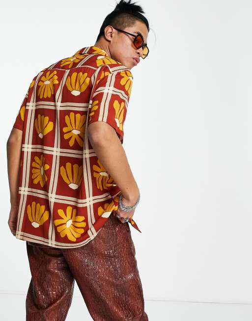 70s floral shirt